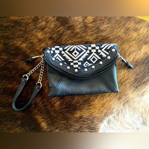 Aztec Western Wristlet Clutch